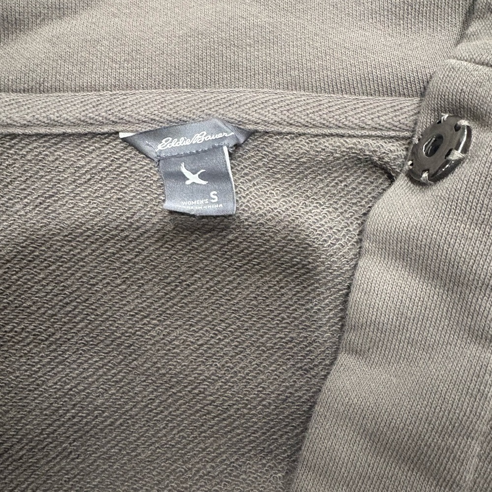 Eddie Bauer Taupe Button-Up Jacket - Picture 3 of 3